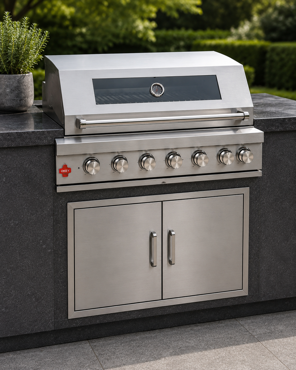 43 Inch Built-In Grill