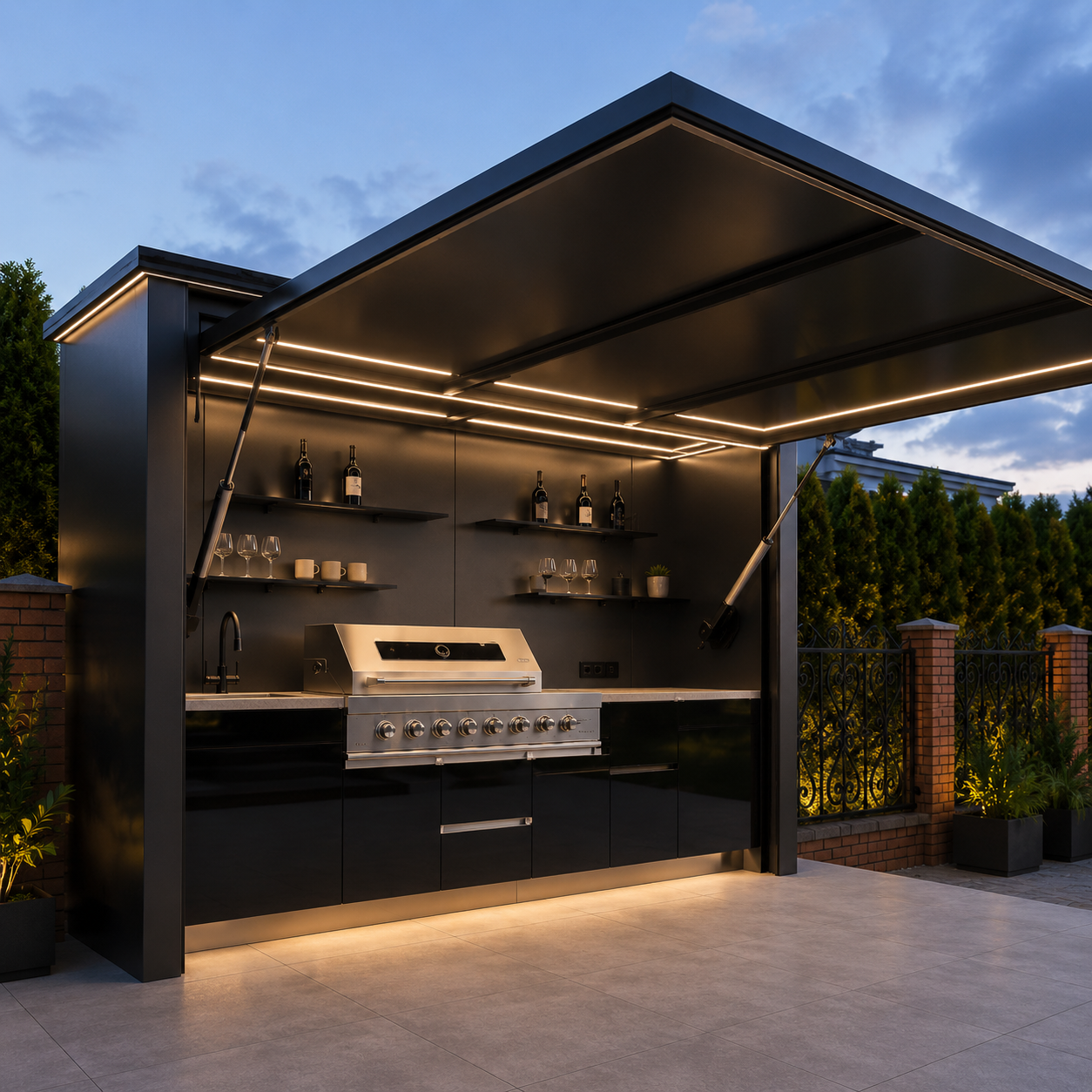 Outdoor Kitchen Pods